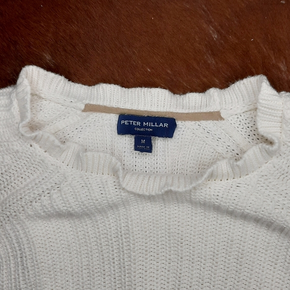 Peter Millar White Sweater Medium - Picture 3 of 3